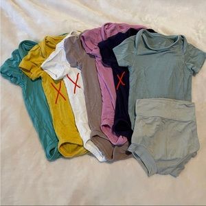 Kyte 0-3 bodysuit/onesie and bummie bundle